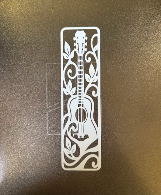 Guitar Cutout Bookmark | Fast Single-Color Print — Фото 3 из 5