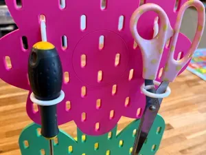 IKEA Skadis Pegboard Tool Keychain Holder