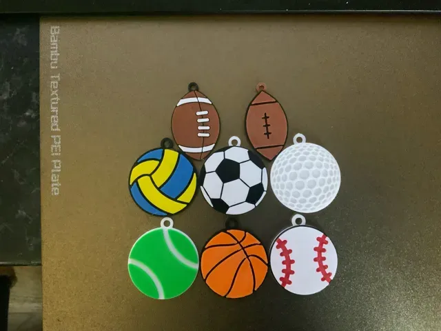 balls keychain / necklace charms (free commercial) — Фото 2 из 2