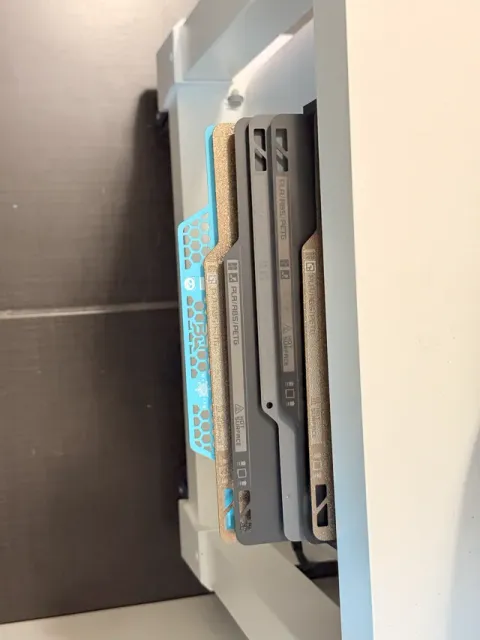 X2D, P2S, A1, P1S Build Plate Holder (Under Desk) — Image 5 of 10