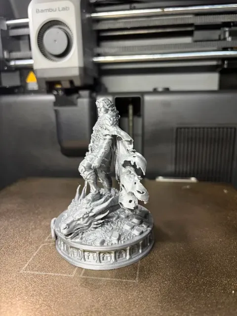 Dragon Slayer Warrior-Epic Fantasy Knight Statue — Image 3 of 5