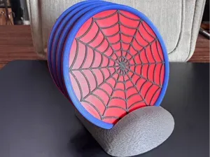 Spider (Man) Themed Coaster Set