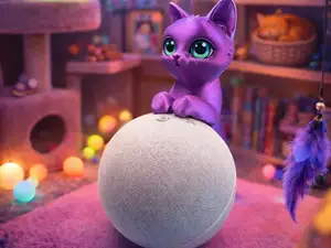 Lumi Pfötchen für Alex Echo Dot 4+5 und Max