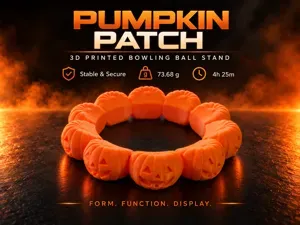 Bowling Ball Holder - Pumpkin Patch