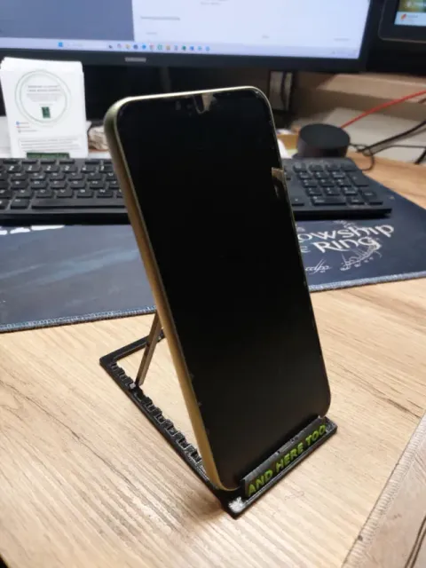 Bussiness Card in form of Phone Stand Support — Фото 6 из 6