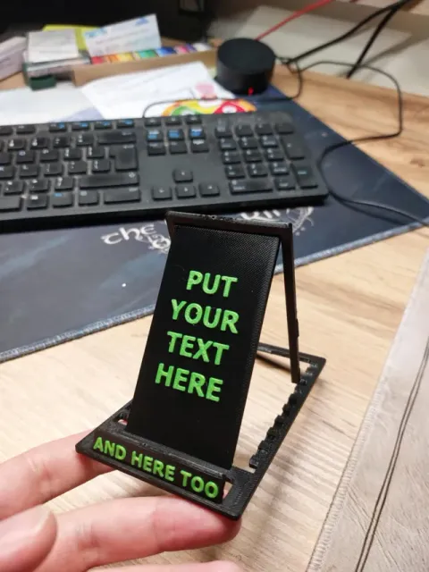 Bussiness Card in form of Phone Stand Support — Фото 4 из 6