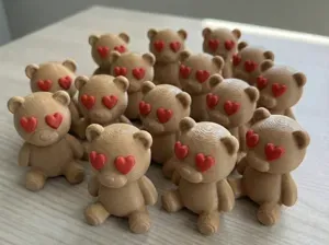 Teddy bear in love for Valentine's day