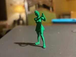 diorama miniature - picture taking lady