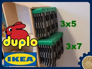 DUPLO train Rail Storage - Wall Mount