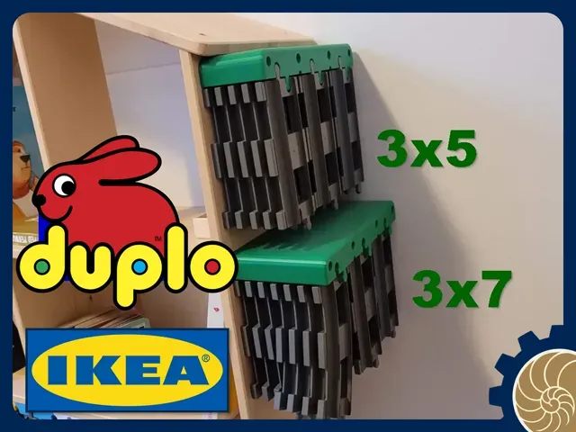 DUPLO train Rail Storage - Wall Mount