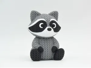 Knitted Raccoon