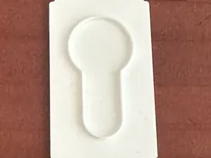Euro lock keyhole cover