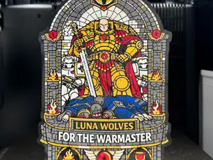 Horus Luna Wolves 40k Lightbox; Space Marine