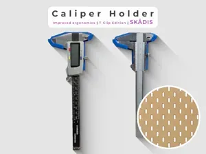 Caliper Holder for IKEA Skadis (T-clip edition)