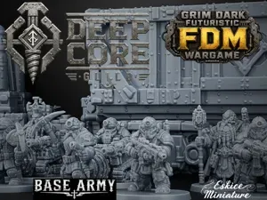 Deep Core Guild – BASE ARMY, 32mm Grim Dark