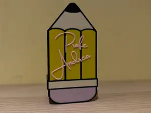 Portalapices con forma de lapiz