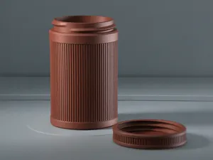 Threaded Screw-Top Container – Storage