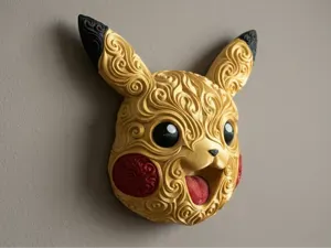 Ratón Eléctrico Ornamental (Fan Art) - Arte pared