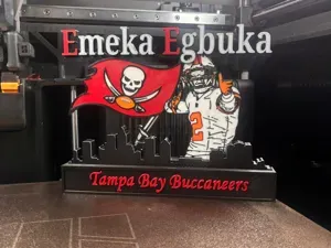 NFL - Tampa bay Buccaneers Emeka Egbuka display