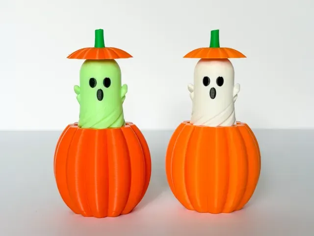 Pumpkin with Twisty Ghost Fidget — Фото 3 из 11