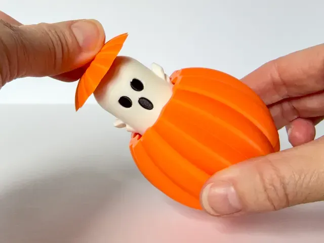 Pumpkin with Twisty Ghost Fidget — Фото 7 из 11