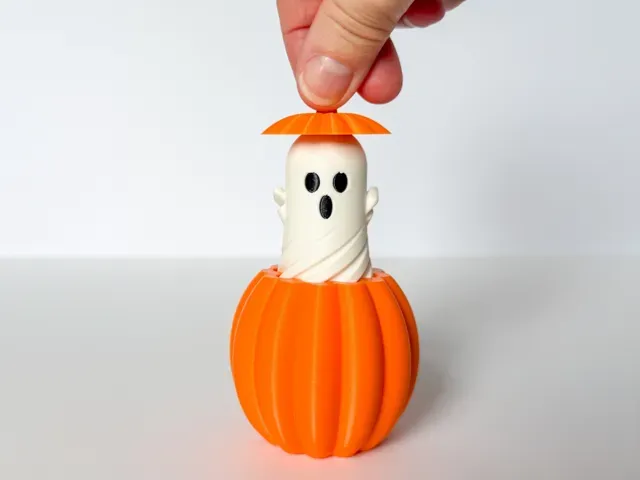 Pumpkin with Twisty Ghost Fidget — Фото 5 из 11