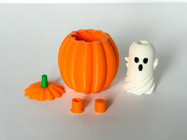 Pumpkin with Twisty Ghost Fidget — Фото 2 из 11
