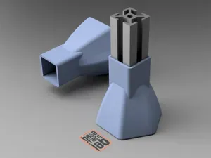 2020 Profile Hex Floor Mount Base