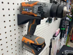 Ridgid 18v Hammer Drill Driver Pegboard Wall Mount
