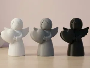 Valentine Heart Angel - Minimalist Decor