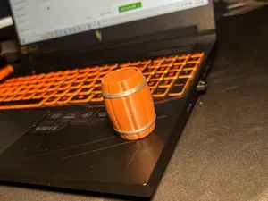 Burly Barrel Clicker Toy