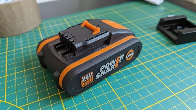 Worx 20V 1.5Ah Battery Wall Mount (Holder) — Фото 3 из 3