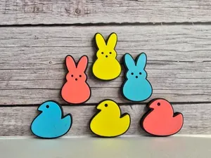 Easter Peeps (Bunny and Chick) Magnets