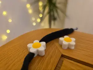 Flower Drawstring Beads