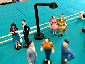 MINIATURE street ,park light pole for models