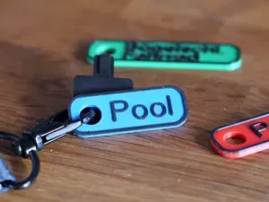 Key Tag, Name Tag for Keychain, Customizable
