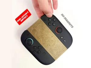 Switch 2 Dual JoyCon Grip No Magnets Zelda inspire