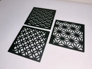 Japanese Modern Wall Panel - 3 Patterns