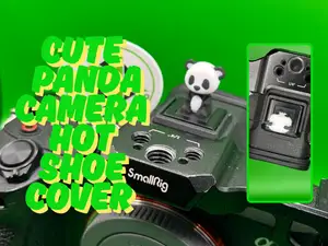 Cute Panda Camera Hot Shoe Cover