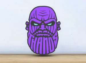 Thanos - Layered - Word Wall Art
