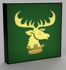 Game of Thrones House Renly Baratheon LED Lamp