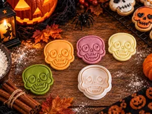 Spooky Skull Cookie Cutter & Embosser