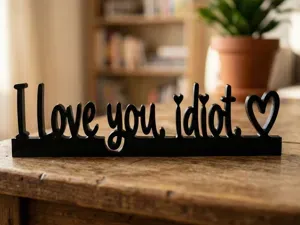 I Love You - Sassy Script Art