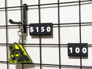 Wire mesh panel Changeable Price Tag (No AMS)