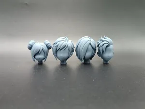 Custom Female Anime Hair Pack