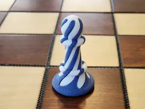 Imposible Passthrough Chess Pawn