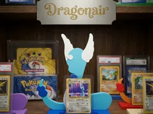 Dragonair Custom Pokemon TCG card display stand