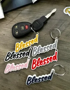 Blessed Keychain Gift fEaster Baptism B-Day Gift
