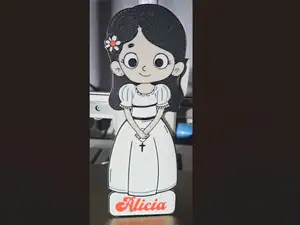 Primera comunion niña nombre personalizado
