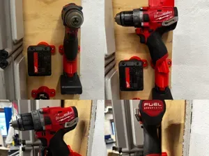 Milwaukee M12 Tool + Battery Wall Mount -Combo Set
